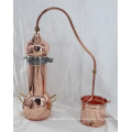 100L extracting essential oil steam distillation machine stove heating red copper stainless steel essential oil distiller